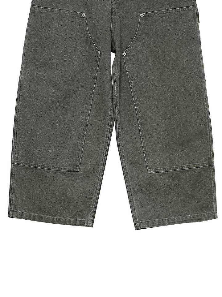 Paper Moon - Korean Women Fashion - #womensfashion - Vintage Ankle Carpenter Culotte Pants - 9
