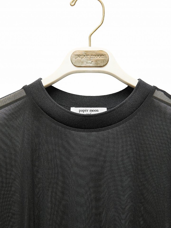 Paper Moon - Korean Women Fashion - #womensfashion - Oversized Mesh Sheer One-Slit One-piece - 9