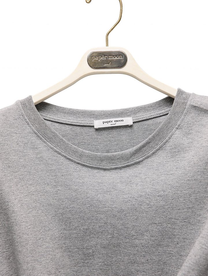 Paper Moon - Korean Women Fashion - #womensfashion - Pleated Pinch Pin Detail Oversized Shoulder Padded Tee - 7