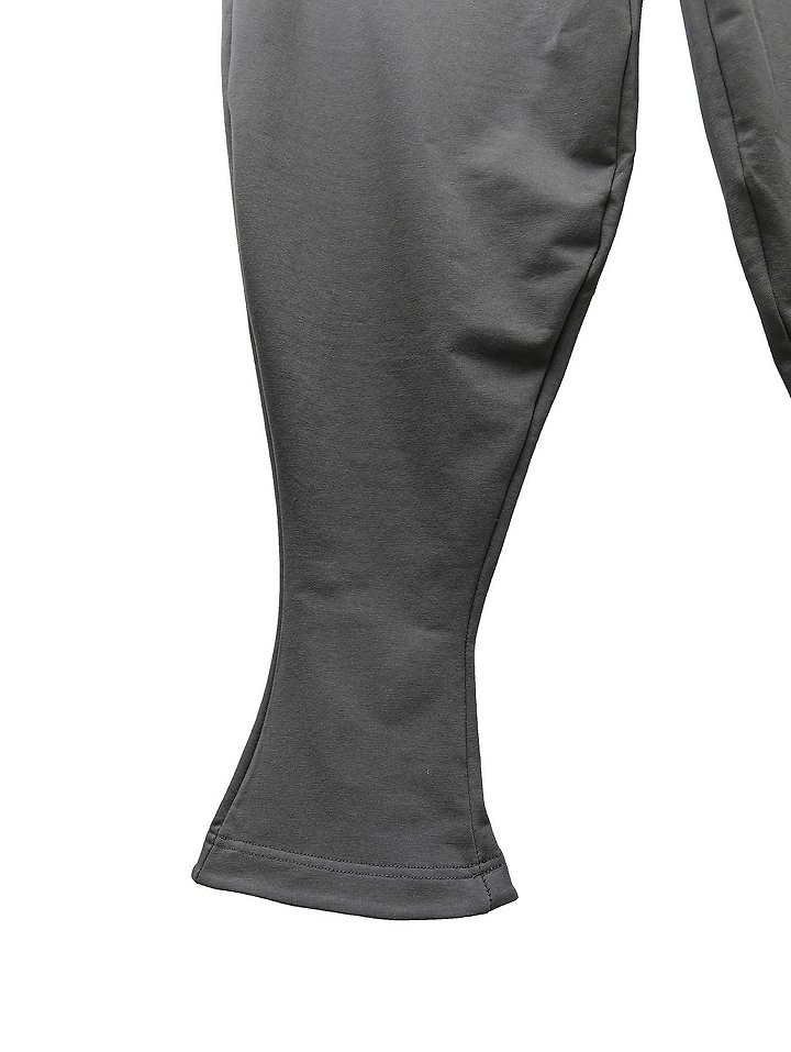 Paper Moon - Korean Women Fashion - #womensfashion - Curved Balloon Leg Jersey Pants - 10