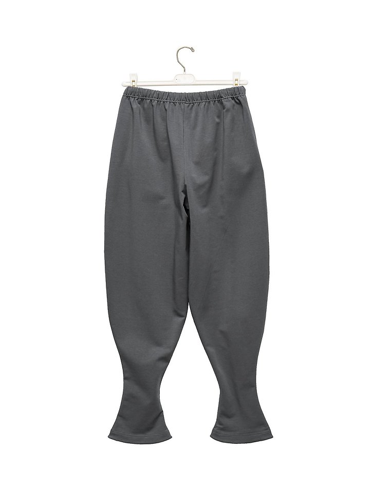 Paper Moon - Korean Women Fashion - #womensfashion - Curved Balloon Leg Jersey Pants - 6