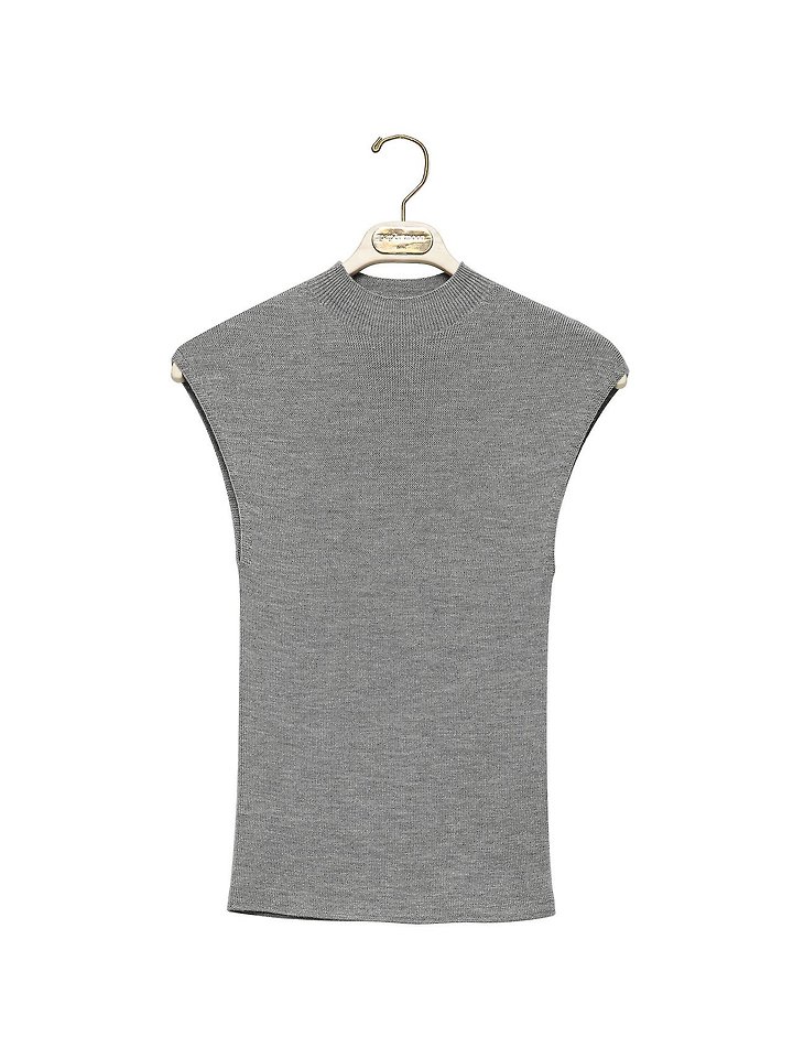 Paper Moon - Korean Women Fashion - #womensfashion - Classic WholeGarment Sleeveless Knit - 5