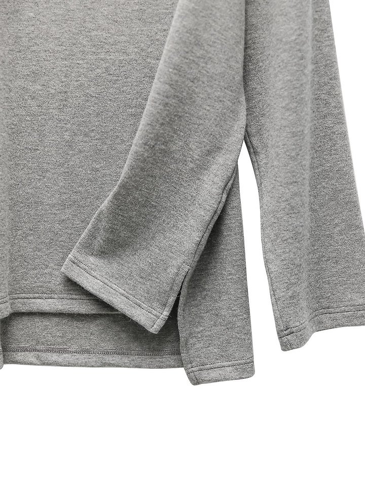 Paper Moon - Korean Women Fashion - #womensfashion - Soft Lounge Set Boat Neck Tee - 11