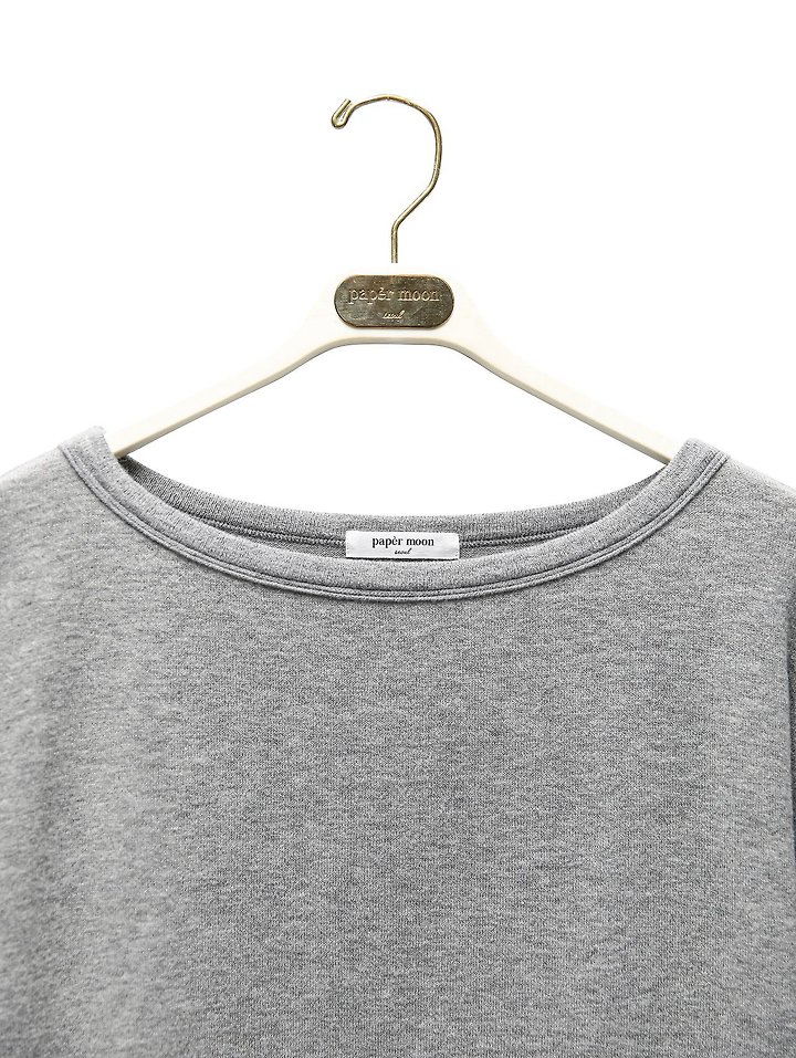 Paper Moon - Korean Women Fashion - #womensfashion - Soft Lounge Set Boat Neck Tee - 7