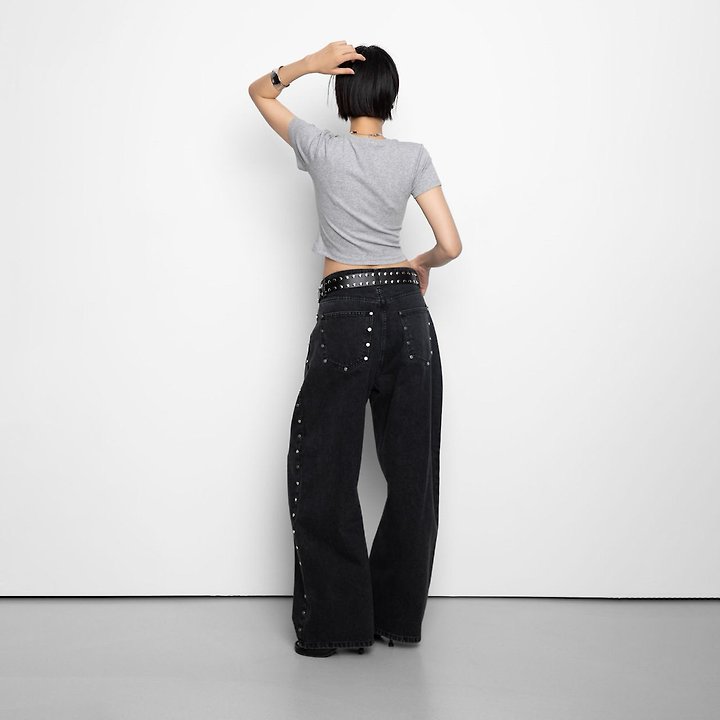 Paper Moon - Korean Women Fashion - #momslook - Essential Crop Tee - 4