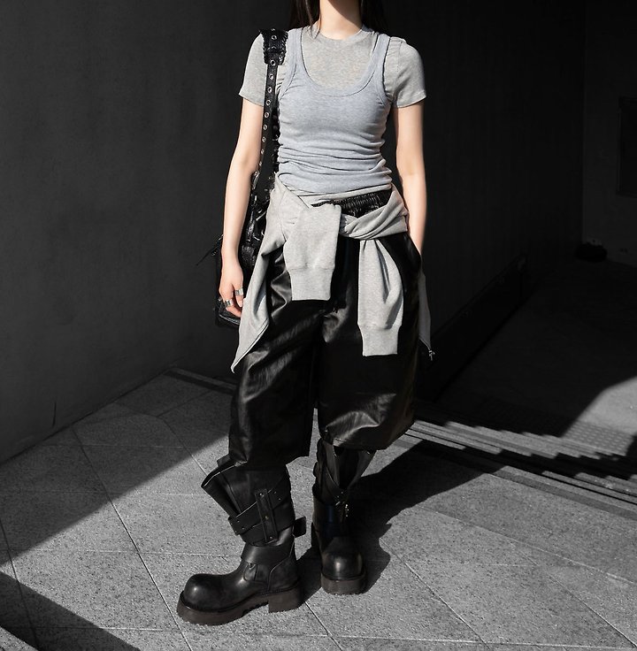 Paper Moon - Korean Women Fashion - #momslook - Sleeveless Rib Jersey Tank Top - 4