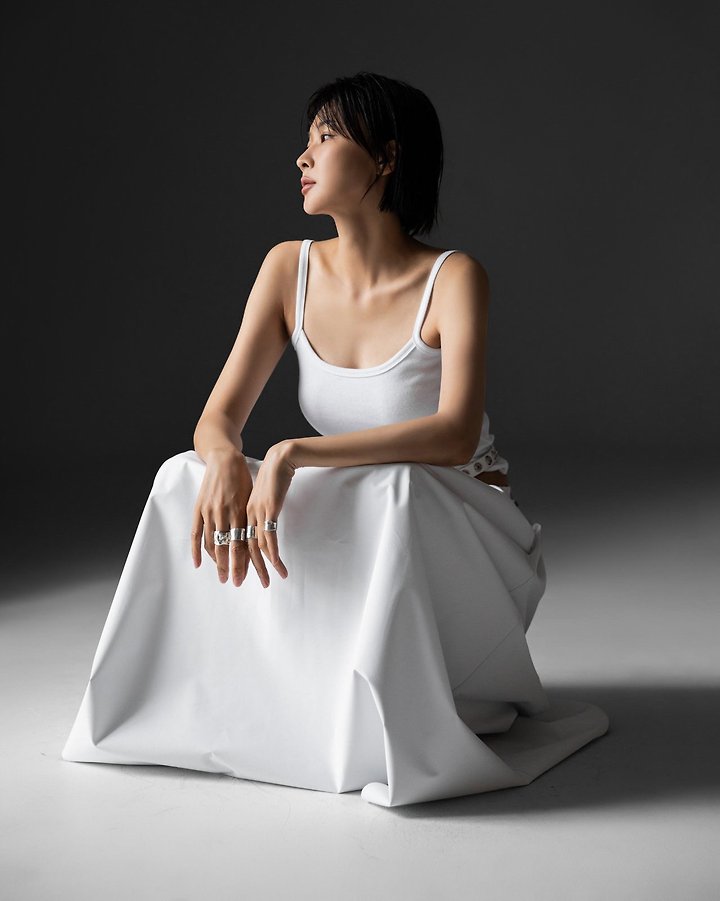 Paper Moon - Korean Women Fashion - #momslook - Crispy A-Line Full Maxi Flare Skirt - 4