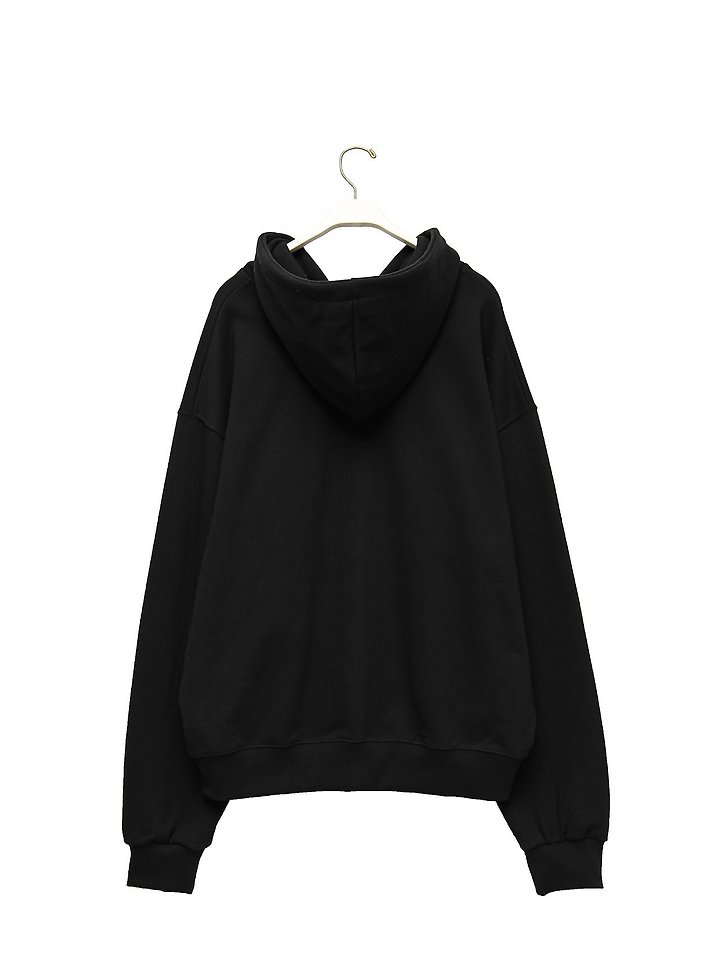 Paper Moon - Korean Women Fashion - #womensfashion - Classic Oversized Two-Way Zip-Up Hoodie - 7