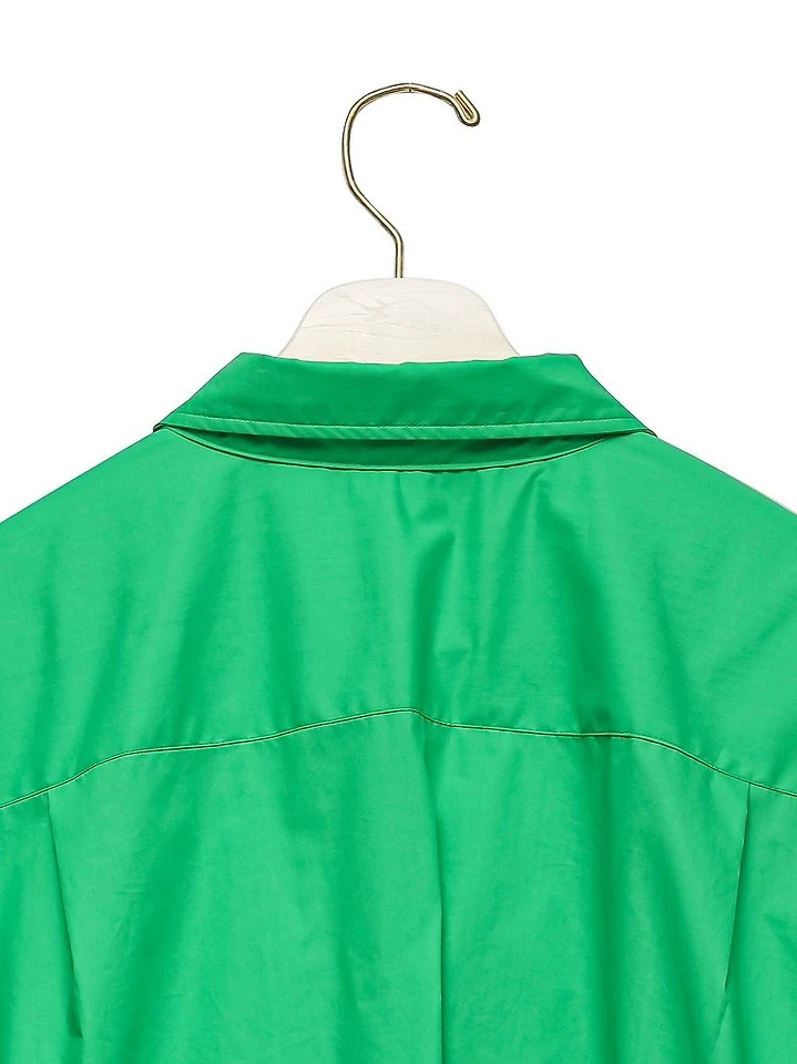 Paper Moon - Korean Women Fashion - #womensfashion - Low Collar Point Paper Button-Down Shirt - 11