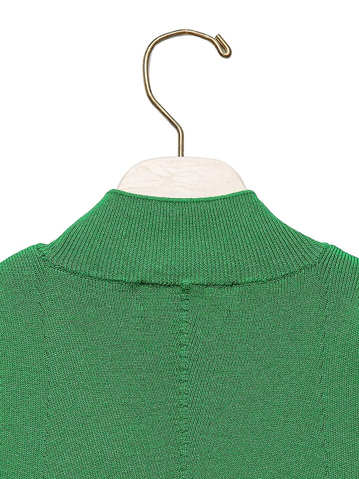 Paper Moon - Korean Women Fashion - #womensfashion - High Neck Rib Sleeveless Crop Knit Top - 11