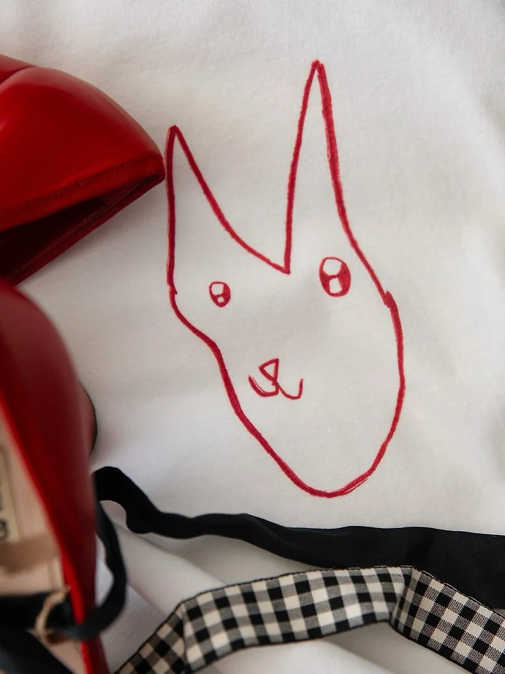 Paper Moon - Korean Women Fashion - #womensfashion - Little Bunny Crop Tee - 9