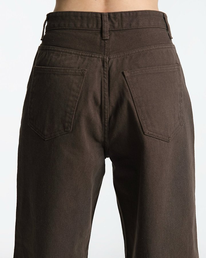 Paper Moon - Korean Women Fashion - #womensfashion - Color Point Wide Cotton Twill Trousers - 5
