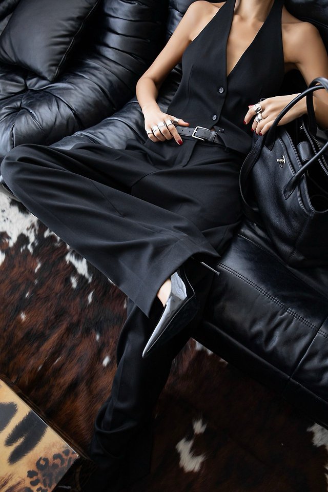Paper Moon - Korean Women Fashion - #womensfashion - Wool Silk Low Trousers