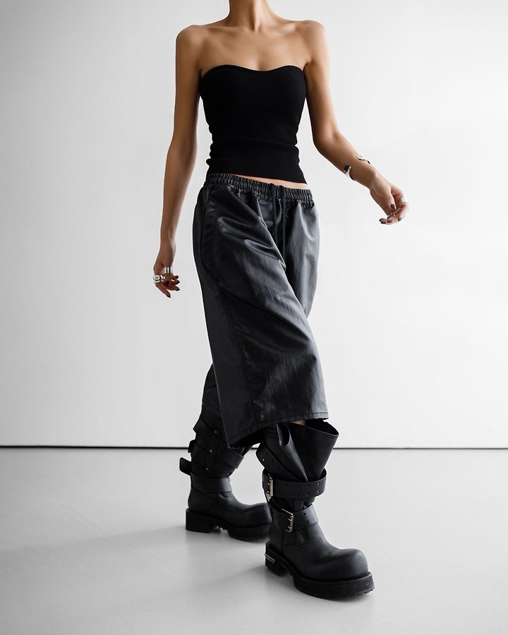 Paper Moon - Korean Women Fashion - #womensfashion - Tech Bermuda Pants - 2