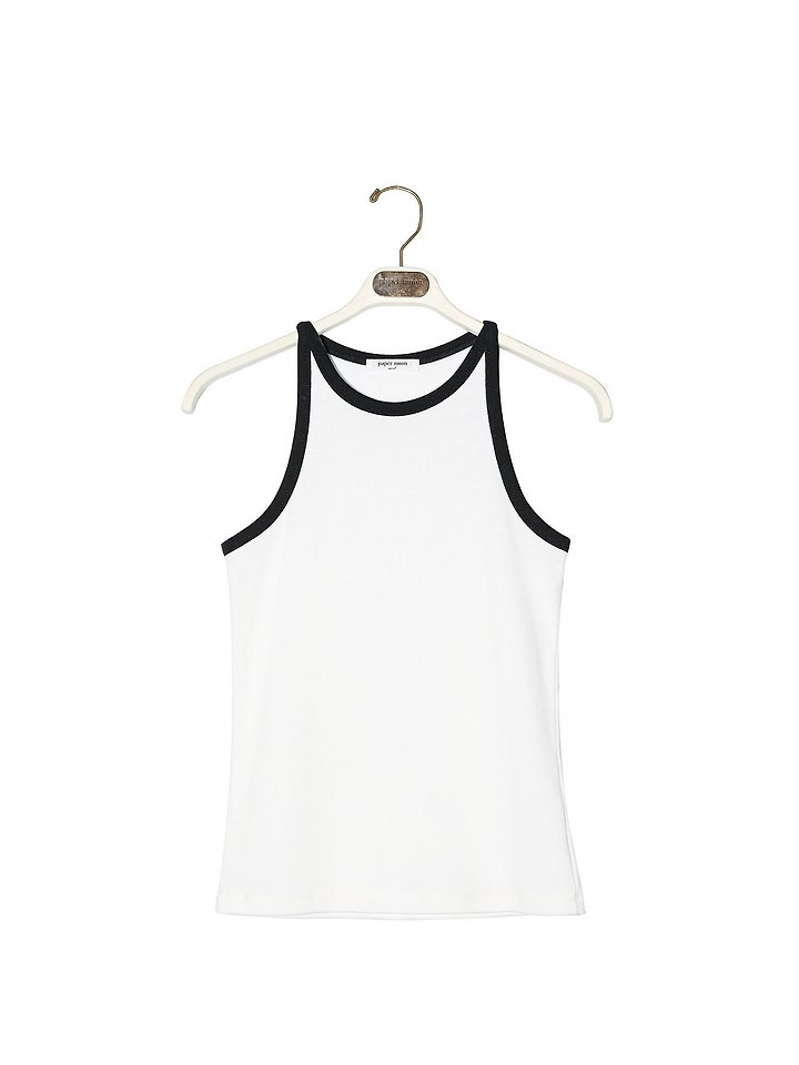 Paper Moon - Korean Women Fashion - #womensfashion - Halter Neck Sleeveless Tank Top - 9