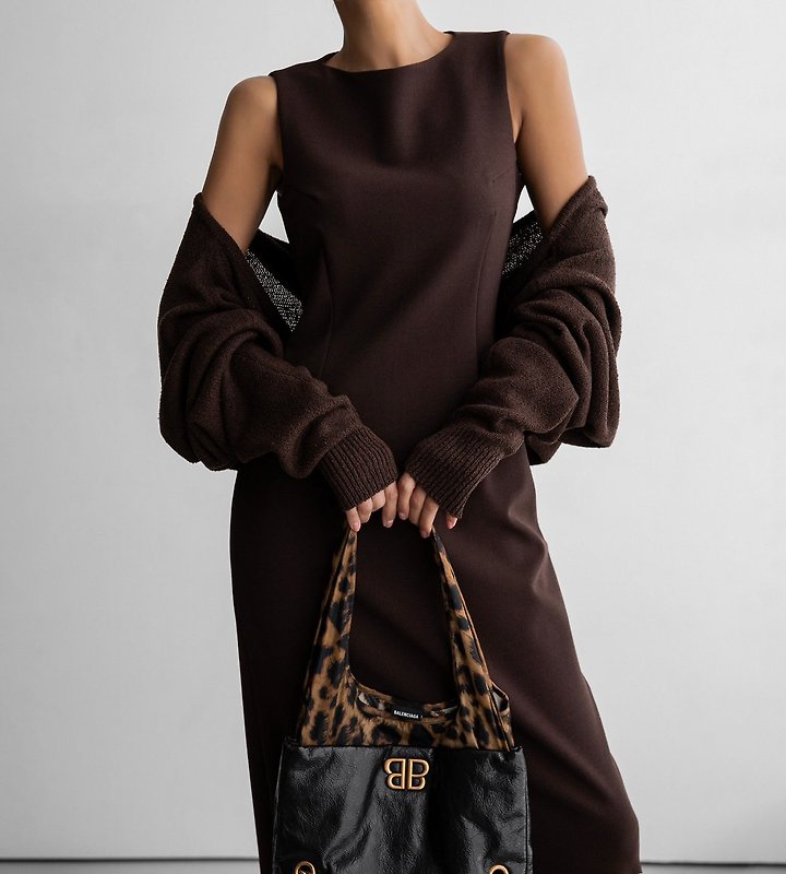 Paper Moon - Korean Women Fashion - #womensfashion - Crepe Pencil Line Midi Sleeveless Kelly One-piece - 3