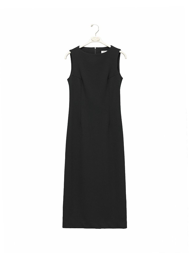Paper Moon - Korean Women Fashion - #womensfashion - Crepe Pencil Line Midi Sleeveless Kelly One-piece - 7