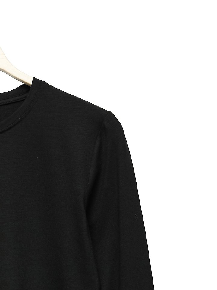 Paper Moon - Korean Women Fashion - #womensfashion - Classic Slim Fit Tencel Crew Neck Top - 7