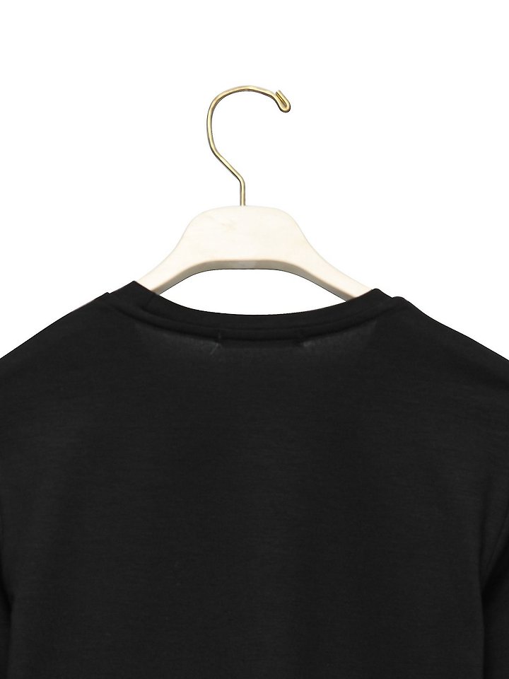 Paper Moon - Korean Women Fashion - #womensfashion - Classic Slim Fit Tencel Crew Neck Top - 9