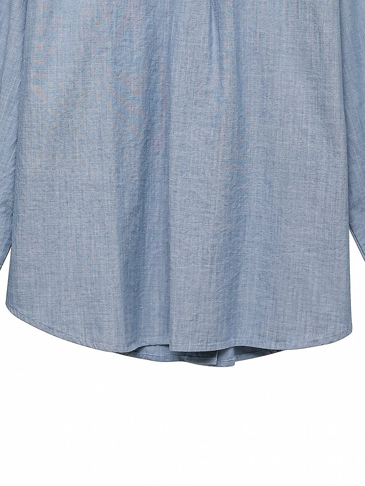 Paper Moon - Korean Women Fashion - #womensfashion - Soft Linen Oversized Button Down Shirt - 12