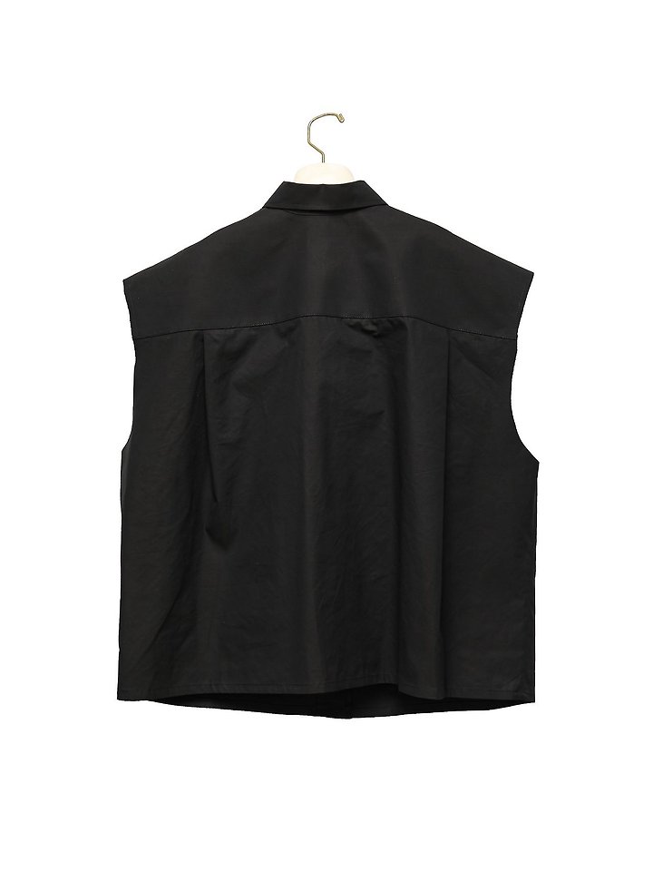 Paper Moon - Korean Women Fashion - #womensfashion - Oversized Square Sleeveless Shirt - 7