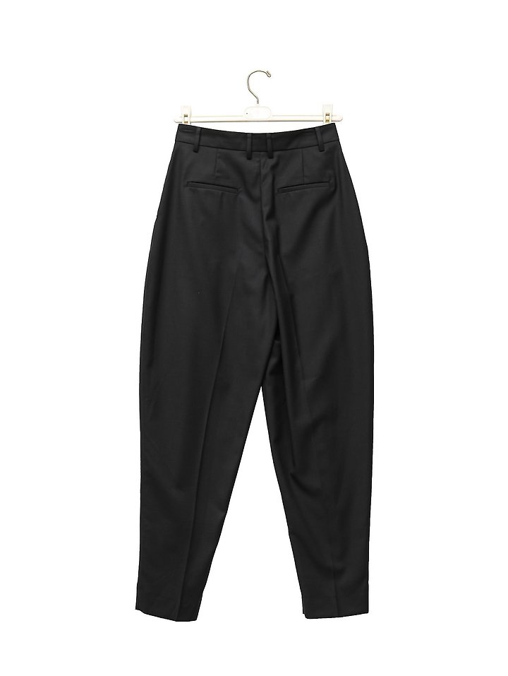 Paper Moon - Korean Women Fashion - #womensfashion - Double Pintuck Detail Wool Baggy Slacks - 10