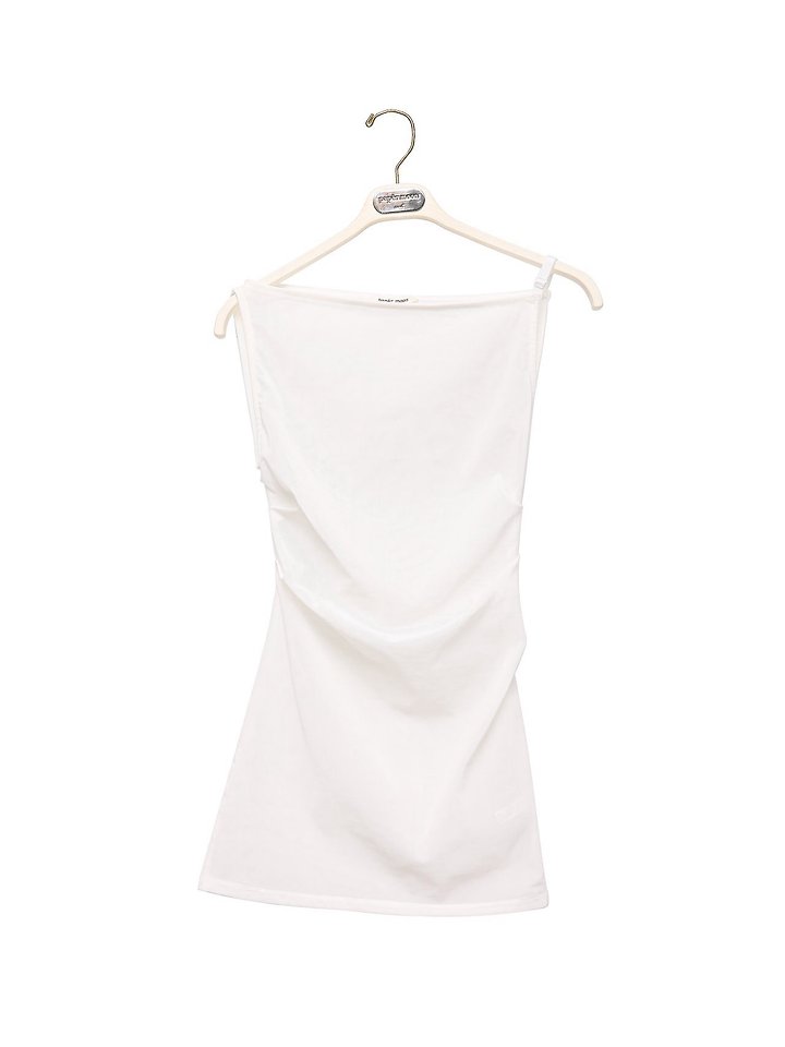 Paper Moon - Korean Women Fashion - #womensfashion - Side Shirred Detail Mesh Sleeveless Top - 3