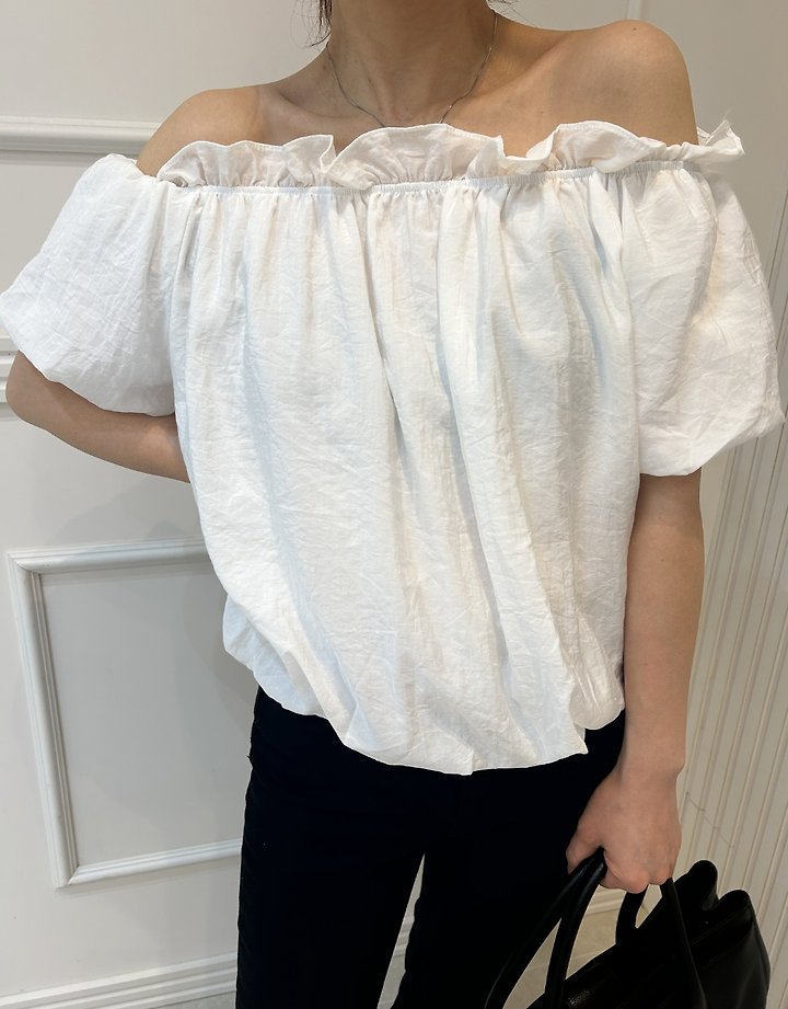 Pearls room - Korean Women Fashion - #momslook - Balloon Blouse - 11