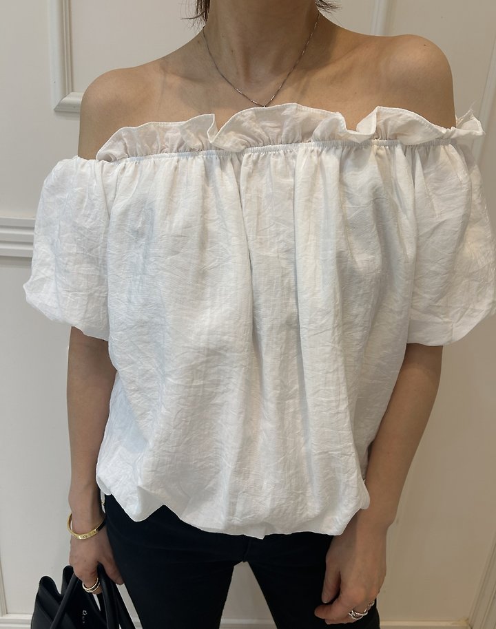Pearls room - Korean Women Fashion - #momslook - Balloon Blouse - 9