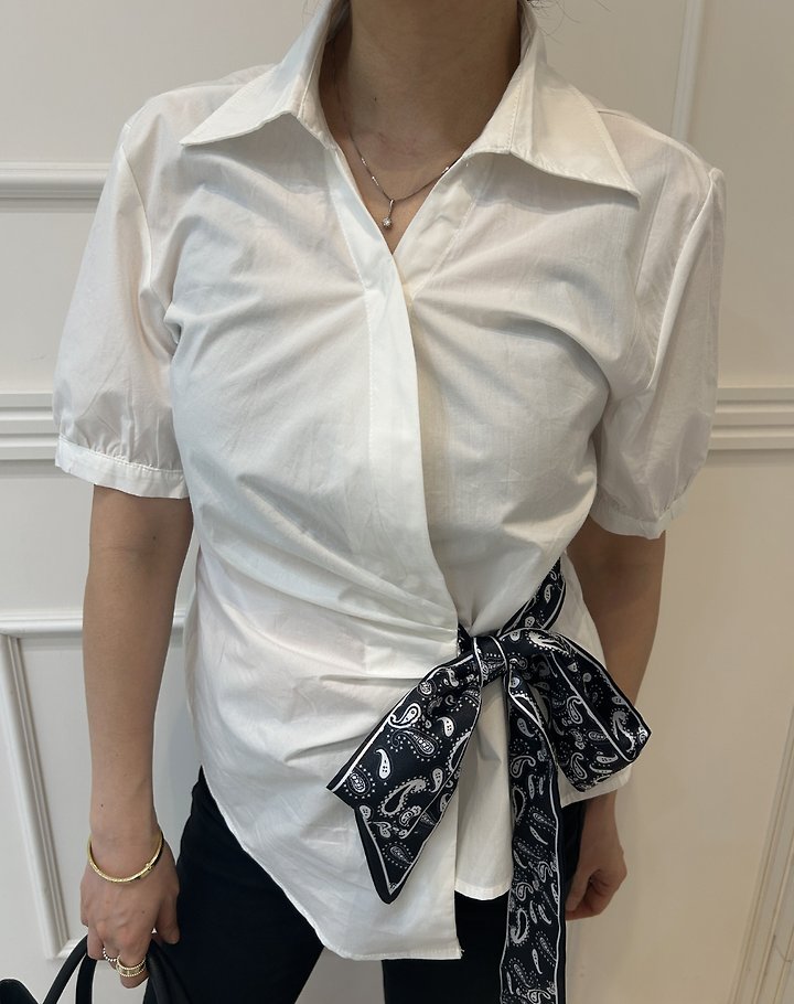 Pearls room - Korean Women Fashion - #momslook - Jessica Shirt