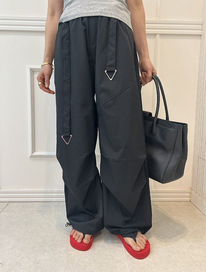 Pearls room - Korean Women Fashion - #momslook - Seam String Pants - 11