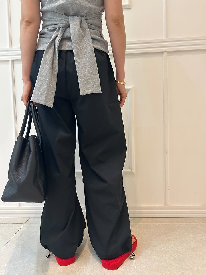 Pearls room - Korean Women Fashion - #momslook - Seam String Pants - 12