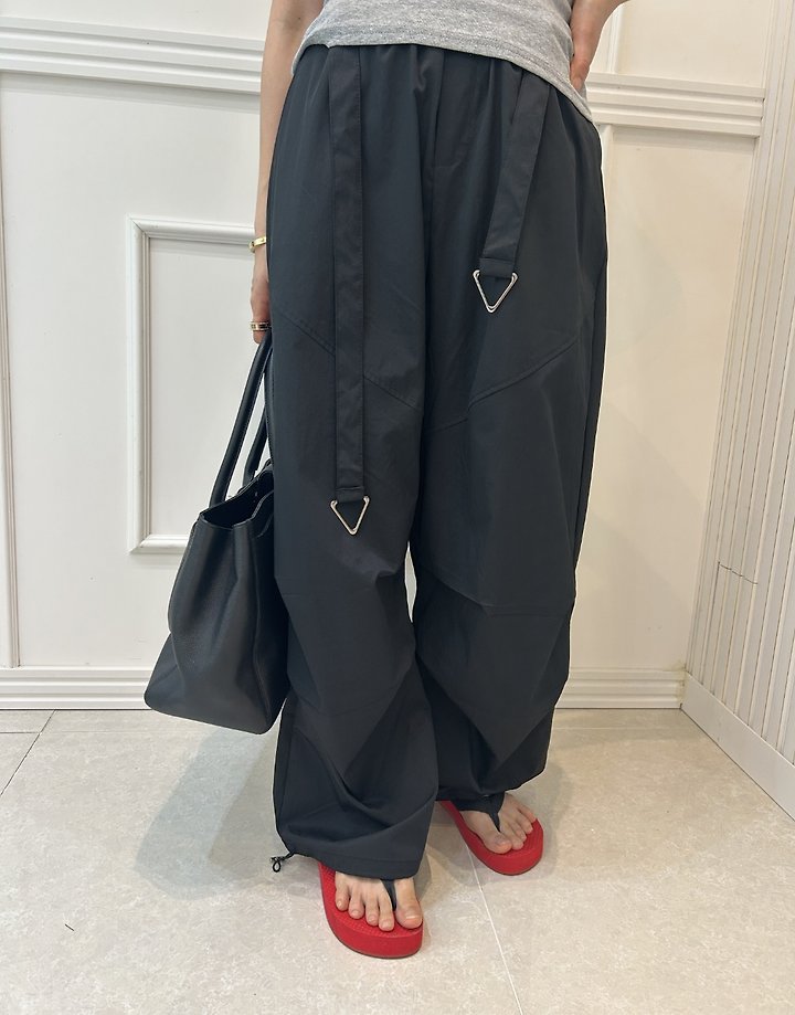 Pearls room - Korean Women Fashion - #momslook - Seam String Pants - 7