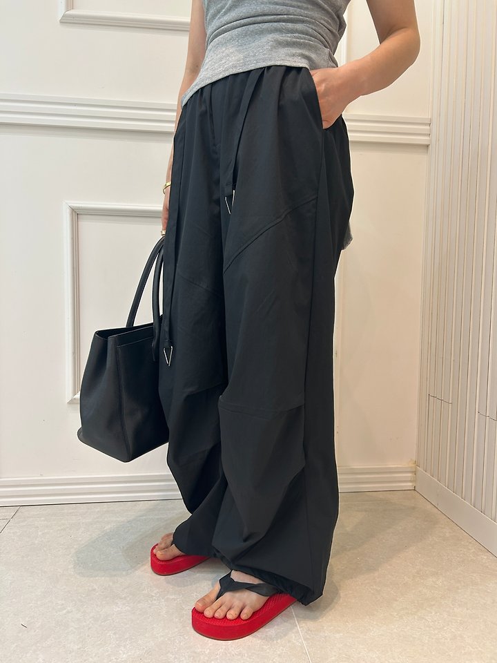 Pearls room - Korean Women Fashion - #momslook - Seam String Pants - 9
