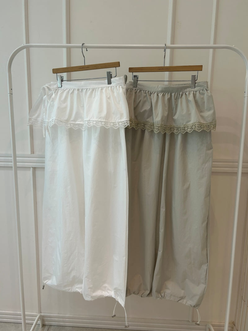 Pearls room - Korean Women Fashion - #momslook - Capri Pants Set