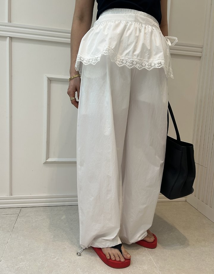 Pearls room - Korean Women Fashion - #momslook - Capri Pants Set - 9