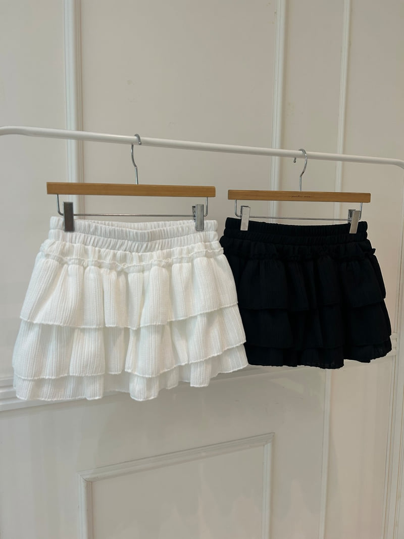 Pearls room - Korean Women Fashion - #momslook - Pleated Mini Skirt