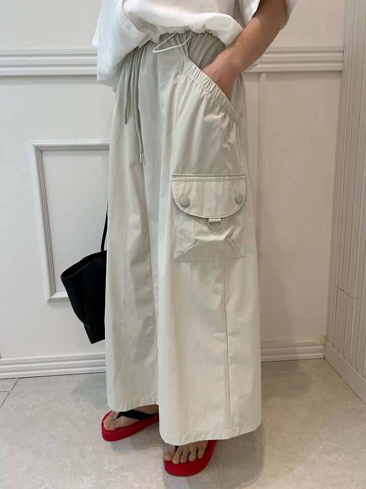 Pearls room - Korean Women Fashion - #womensfashion - Pocket Long Skirt - 4