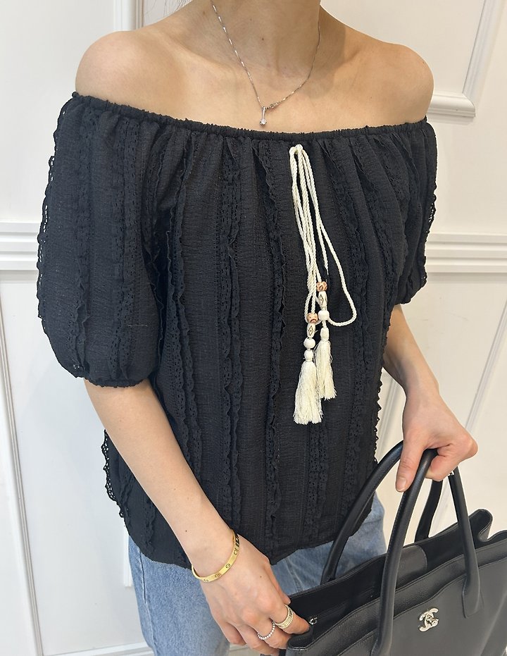 Pearls room - Korean Women Fashion - #momslook - Ethnic Blouse - 10