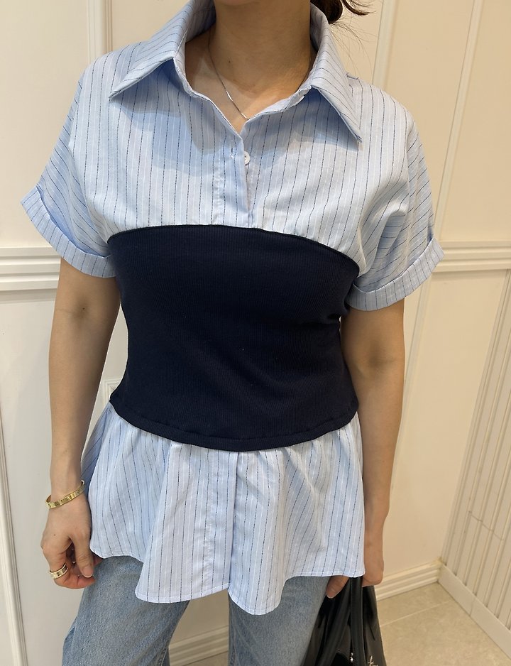 Pearls room - Korean Women Fashion - #momslook - Serry Shirt - 5