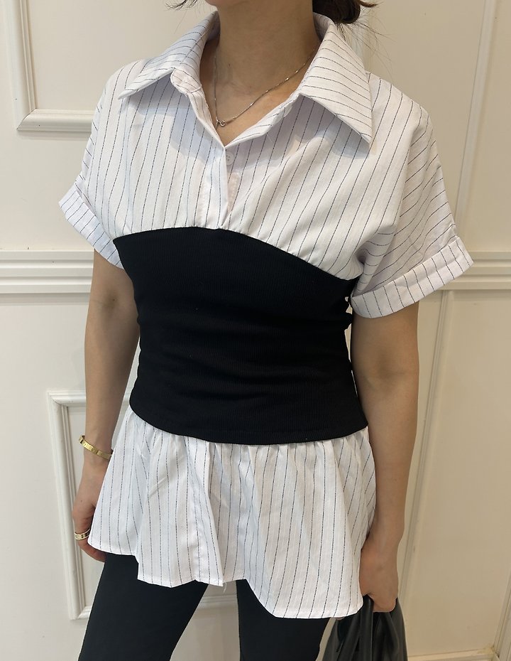 Pearls room - Korean Women Fashion - #momslook - Serry Shirt - 9