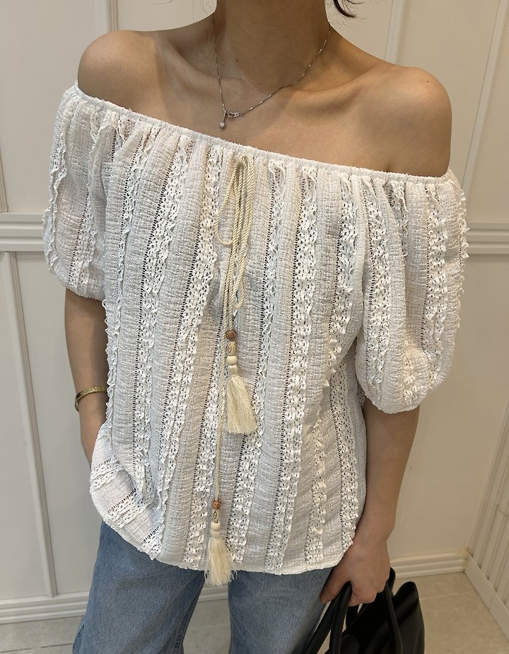Pearls room - Korean Women Fashion - #pursuepretty - Ethnic Blouse - 2