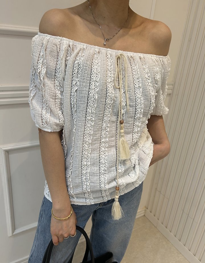Pearls room - Korean Women Fashion - #restrostyle - Ethnic Blouse - 3