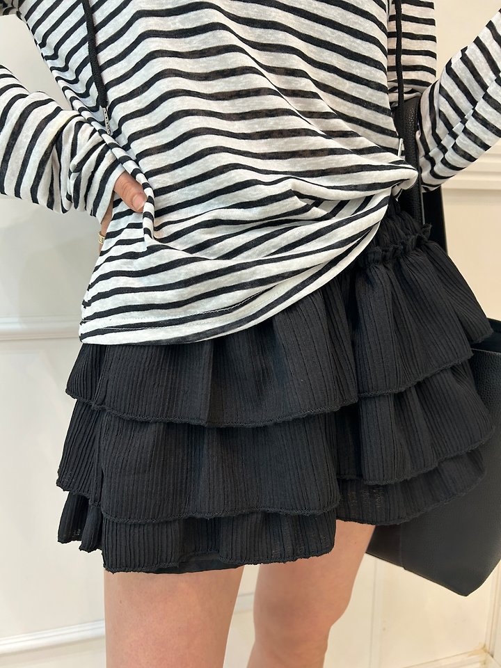 Pearls room - Korean Women Fashion - #romanticstyle - Pleated Mini Skirt - 7