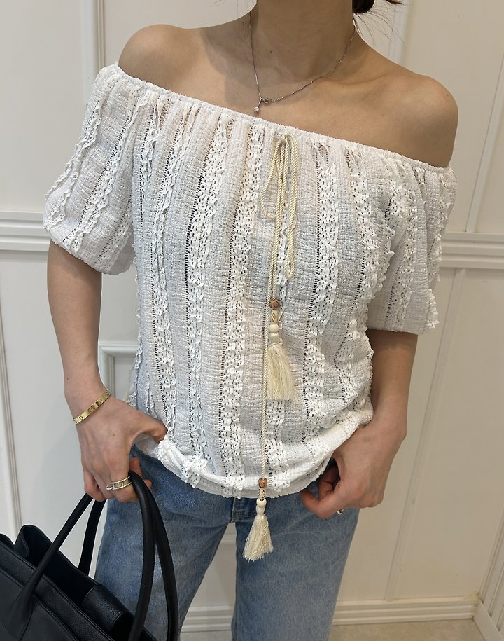 Pearls room - Korean Women Fashion - #restrostyle - Ethnic Blouse - 4