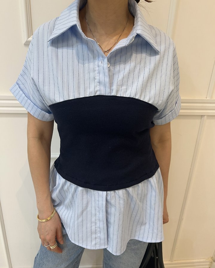Pearls room - Korean Women Fashion - #romanticstyle - Serry Shirt