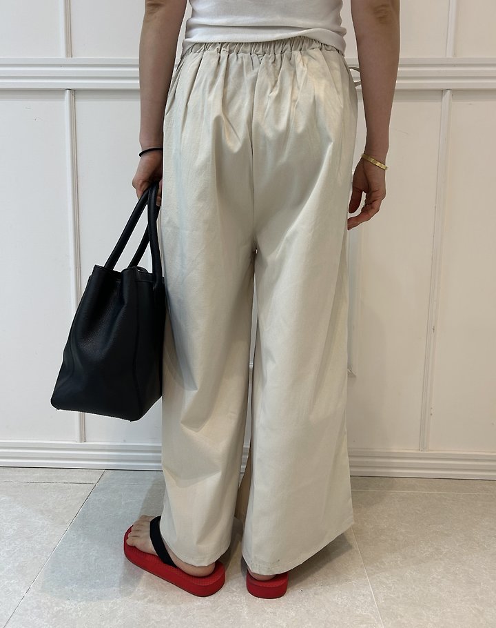 Pearls room - Korean Women Fashion - #shopsmall - String Pintuck Pants - 7