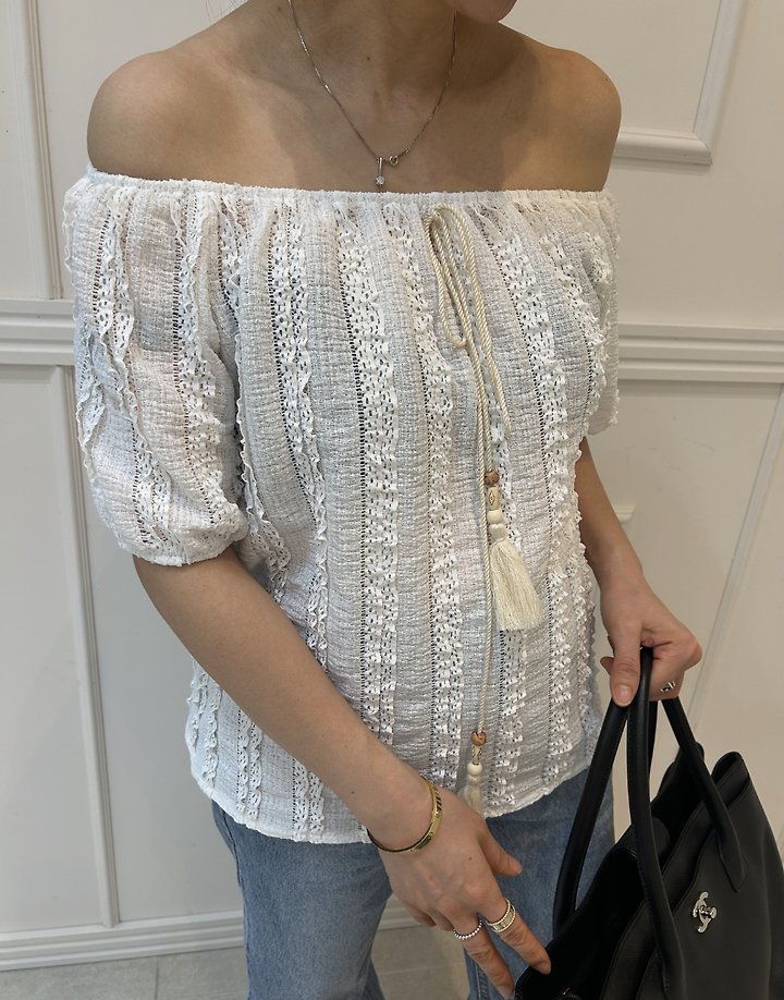 Pearls room - Korean Women Fashion - #shopsmall - Ethnic Blouse - 5