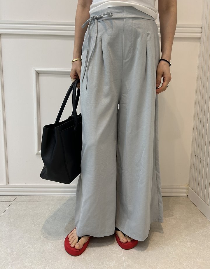 Pearls room - Korean Women Fashion - #thatsdarling - String Pintuck Pants - 8