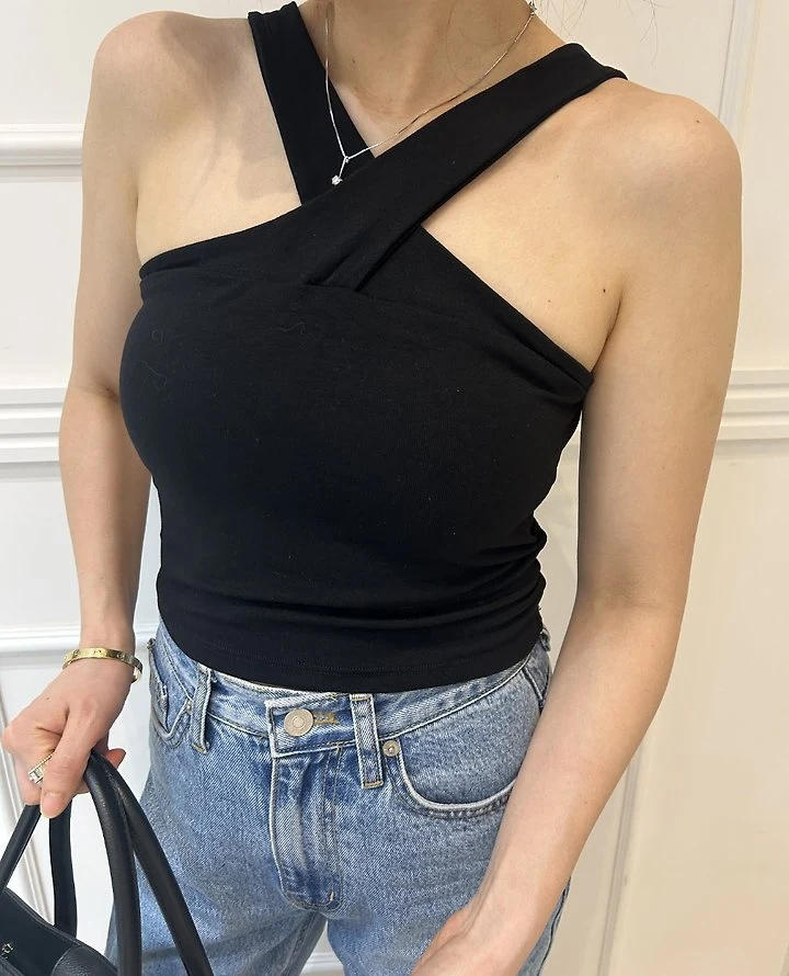 Pearls room - Korean Women Fashion - #thatsdarling - Twist Sleeveless Top - 5